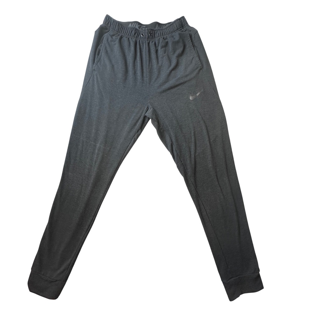 Nike Pants Mens M Grey Dri-FIT Joggers Training Tapered 742212-010 Athletic